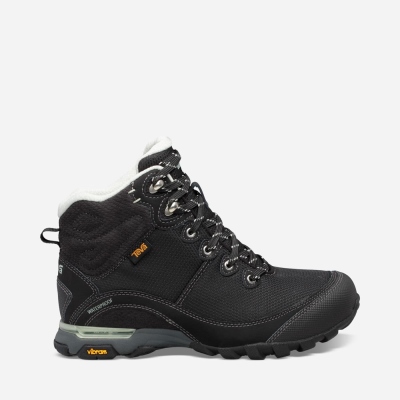 Teva Sugarpine Mid WP Women's Black Hiking Boots CA84773 Canada Online